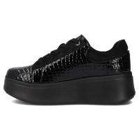 Leather sneakers Filippo DP7412/25 BK CR black