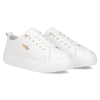 Skórzane sneakersy Filippo DP7052/25 WH białe