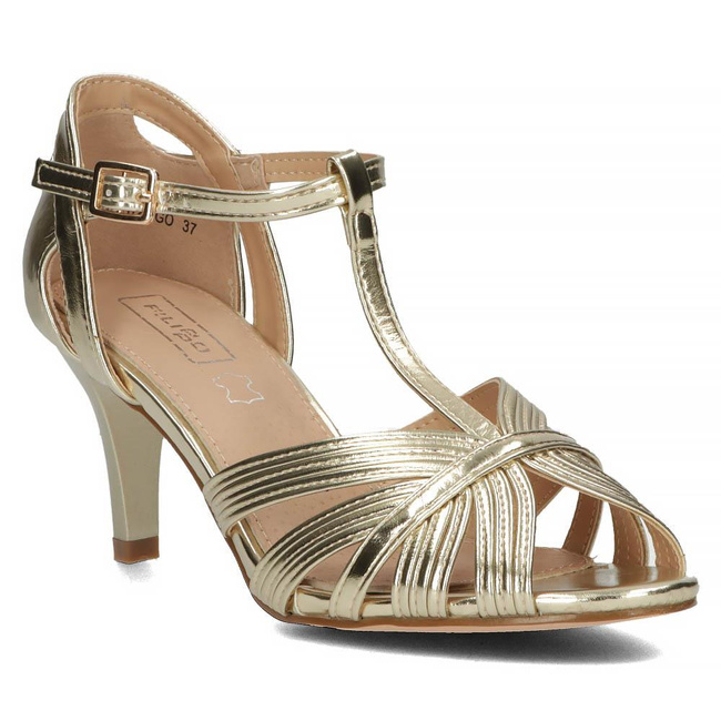 Sandały Filippo DS4301/22 GO złote