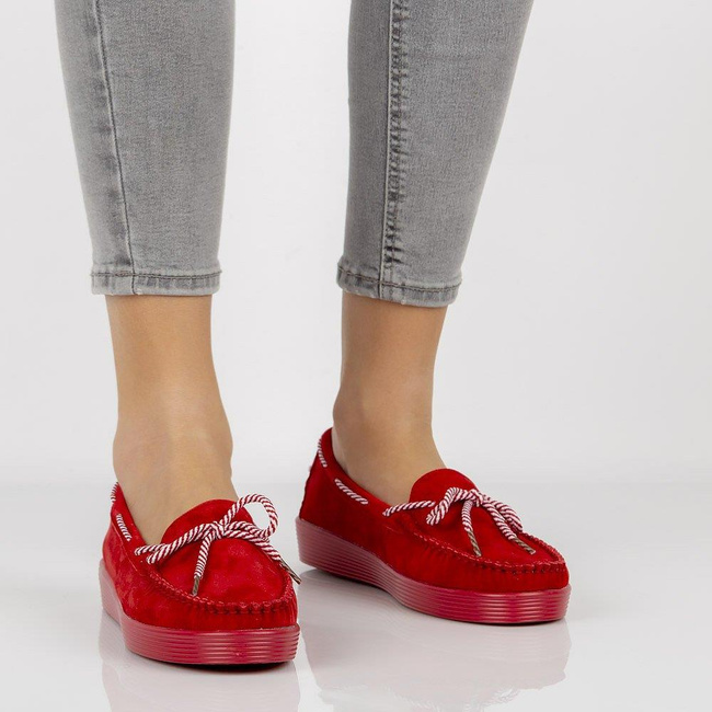 Leather shoes Filippo DP1200/20 RD red