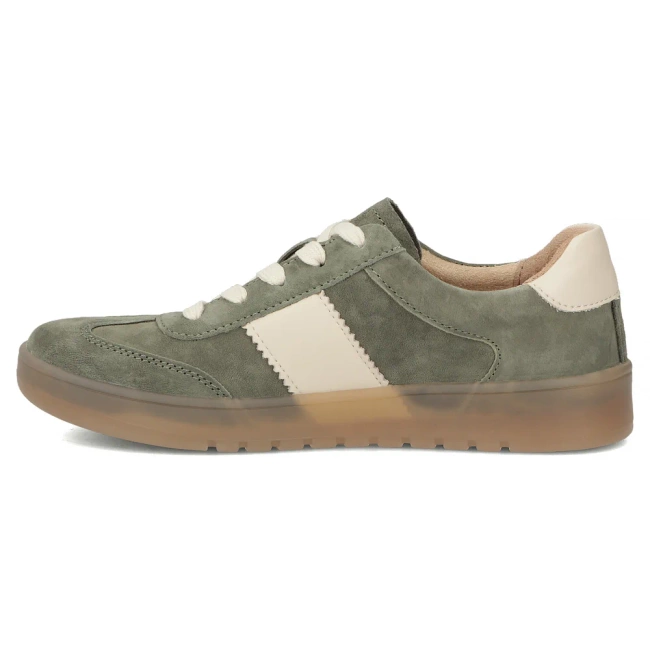 Skórzane sneakersy Filippo DP6770/25 KH zielone