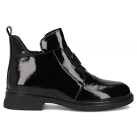 Skórzane botki Filippo DBT7393/25 BK L czarne