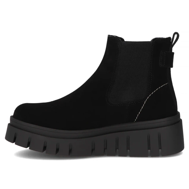 Leather ankle boots Filippo DBT7266/25 BK black