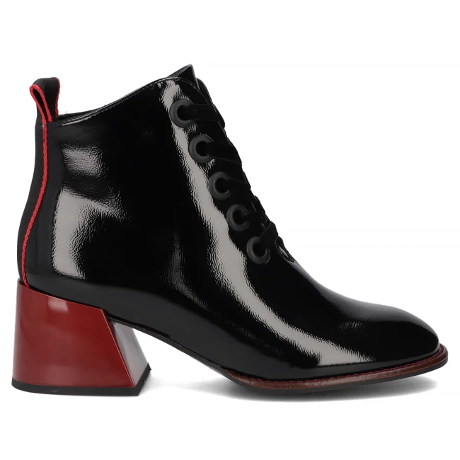 Botki na obcasie Filippo DBT3110/25 BK czarne