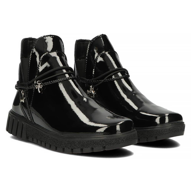 Leather ankle boots Filippo DBT3929/22 BK black