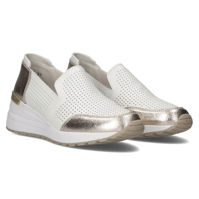 Leather shoes Filippo DP3537/22 WH white