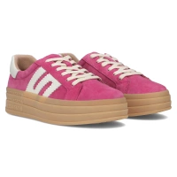 Skórzane sneakersy Filippo DP6744/25 FH różowe