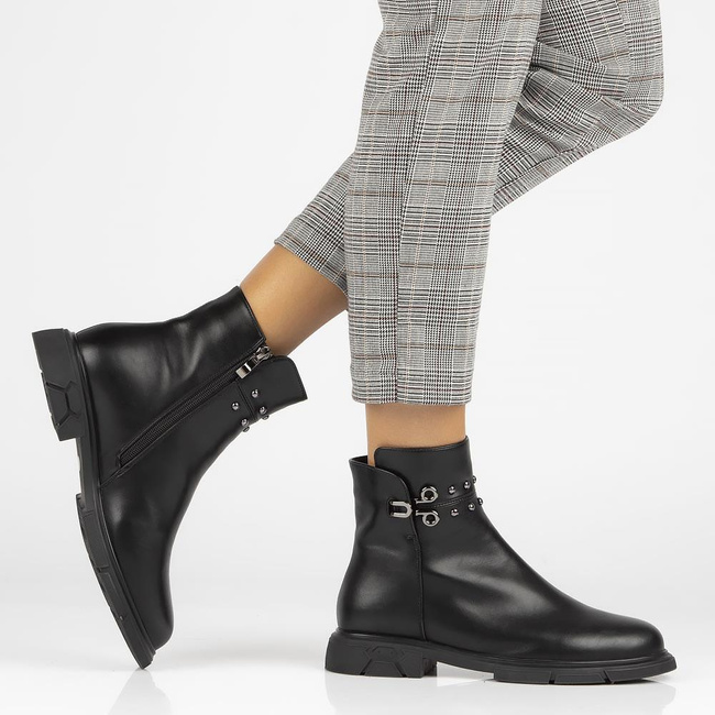 Botki Filippo DBT4043/22 BK czarne