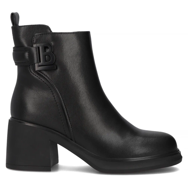 Leather ankle boots DBT6547/24 BK black