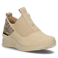 Skórzane Sneakersy Filippo DP1689/22 BE beżowe
