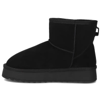 Skórzane śniegowce Filippo DBT7329/25 BK czarne