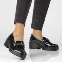 Leather shoes Filippo DP4139/24 BK black