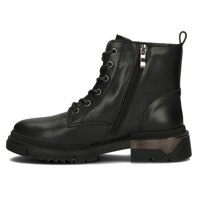 Leather ankle boots Filippo DBT4147/22 BK black 