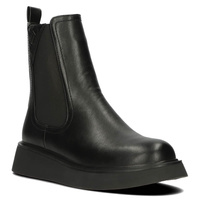 Botki na platformie Filippo DBT4069/22 BK czarne