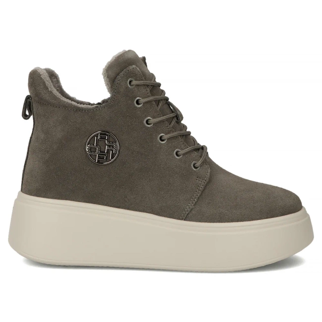 Leather ankle boots Filippo DBT7272/25 GR grey