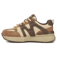 Leather sneakers Filippo DP6970/25 BE brown