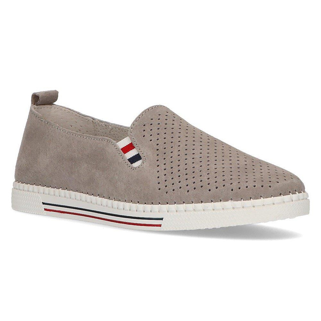 Leather shoes FILIPPO DP1272/21 GR gray