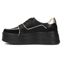 Leather sneakers Filippo DP6805/25 BK black