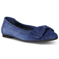 Leather ballerinas Filippo DP1329/20 NV navy blue