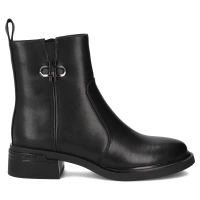 Leather ankle boots Filippo DBT7341/25 BK black