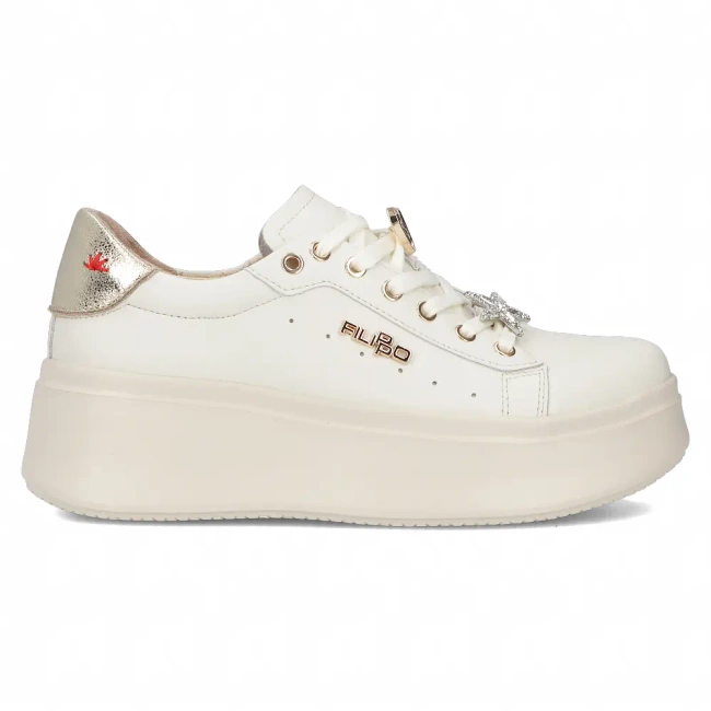 Leather sneakers Filippo DP6790/25 BE beige