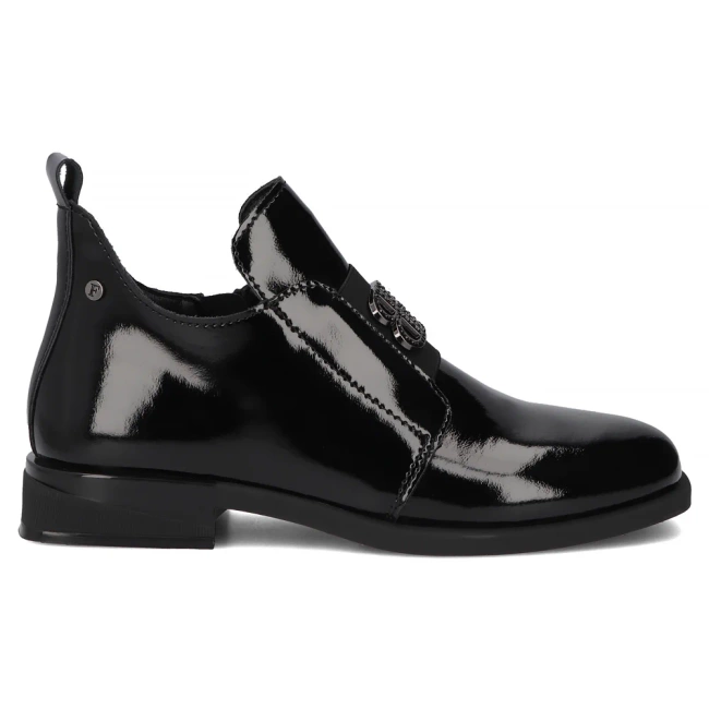 Skórzane botki Filippo DBT4763/25 BK czarne