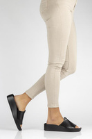 Skórzane klapki Filippo DK2059/22 BK czarne