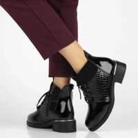 Leather ankle boots Filippo DBT7275/25 BG burgundy