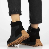 Leather ankle boots Filippo DBT7158/25 BK black