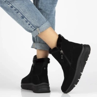 Leather ankle boots Filippo DBT7291/25 GR grey