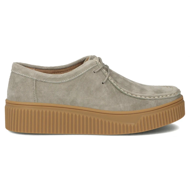 Leather shoes Filippo DP7500/26 KH grey