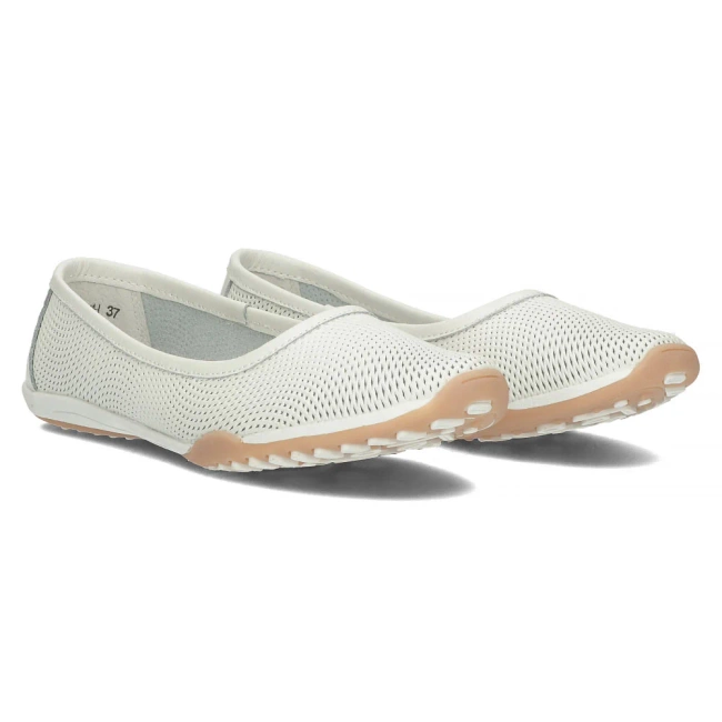Leather shoes Filippo DP3681/25 WH white