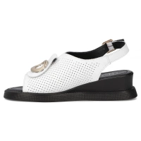 Leather sandals Filippo DS6873/25 WH white