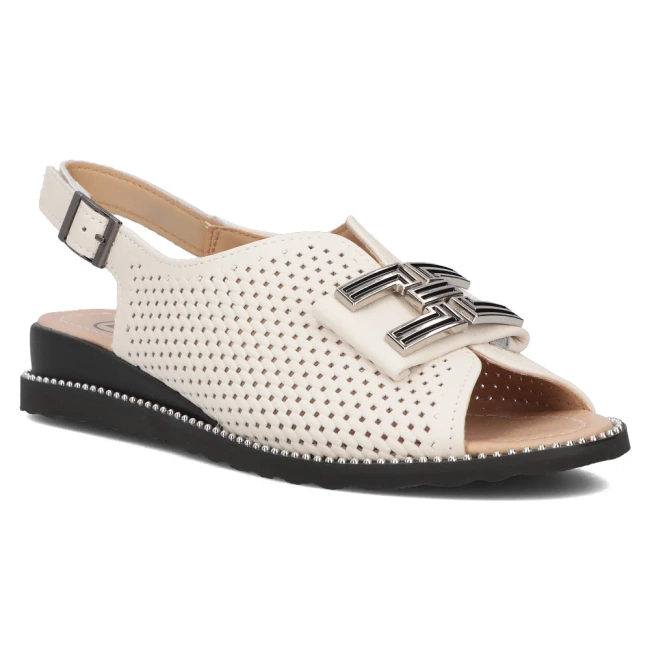 Leather sandals Filippo DS6032/25 BE beige