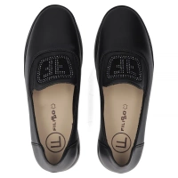 Leather shoes Filippo DP7396/25 BK black