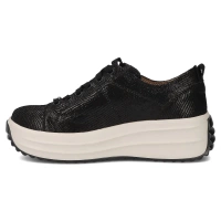 Leather sneakers Filippo DP6795/26 BK black