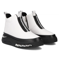 Leather ankle boots Filippo DBT7277/25 WH white