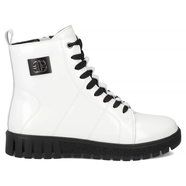 Leather ankle boots Filippo DBT7273/25 WH white