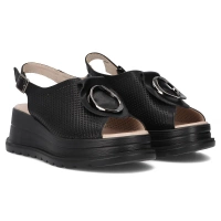 Leather sandals Filippo DS6756/25 BK black