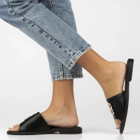 Klapki Filippo DK6905/25 BK czarne