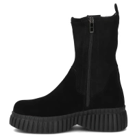 Leather ankle boots Filippo DBT7163/25 BK SU black