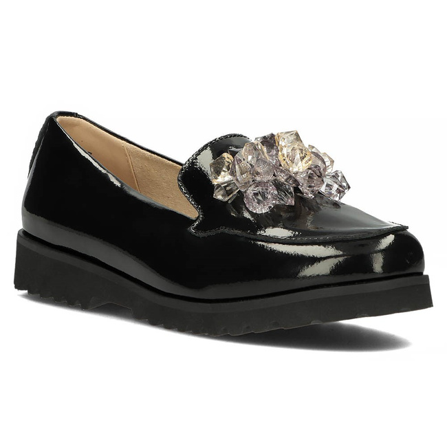 Leather shoes Filippo DP4562/23 BK black