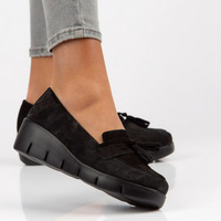 Leather shoes Filippo DP3162/23 BK SU black