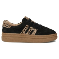 Leather sneakers Filippo DP7114/25 BK LEO black