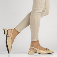 Leather shoes Filippo DP3745/22 BE beige