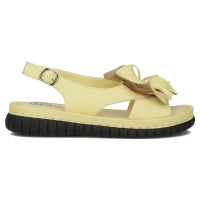 Leather sandals Filippo DS6965/25 YL yellow