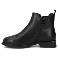 Leather ankle boots Filippo DBT7197/25 BK black