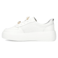 Leather sneakers Filippo DP6784/25 WH white