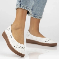 Leather shoes Filippo DP6831/25 WH white