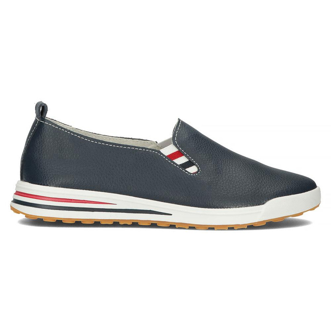 Leather shoes Filippo DP3510/22 NV navy blue